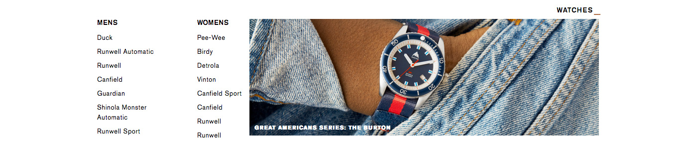 Shop Shinola Watches at Paris the Jeweler Grand Blanc